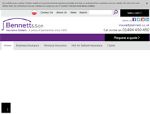 Tablet Screenshot of jbennett.co.uk